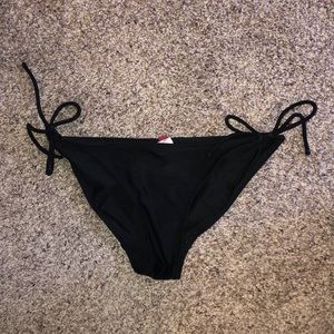 Simple black bikini bottoms